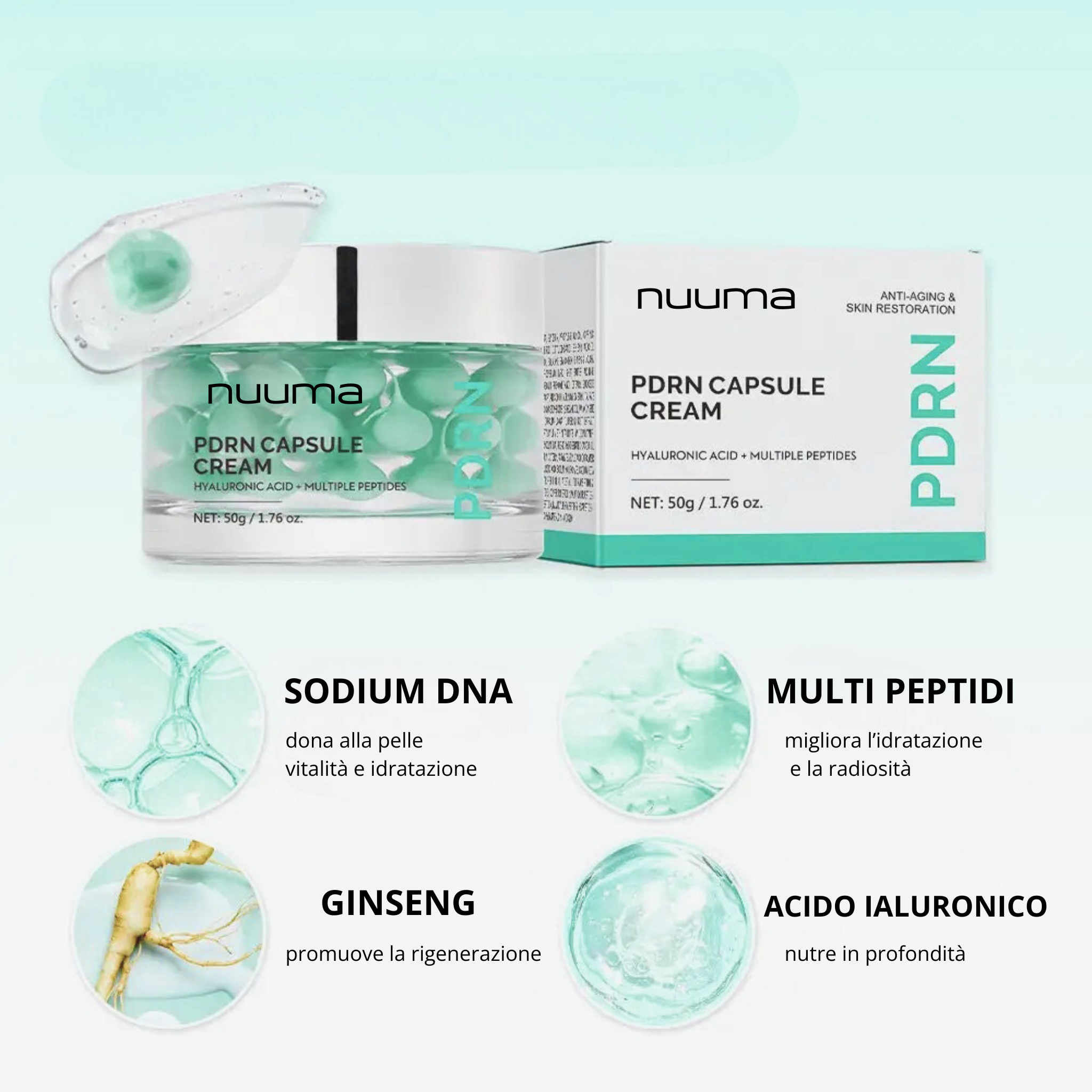 Acido ialuronico capsule jelly cream