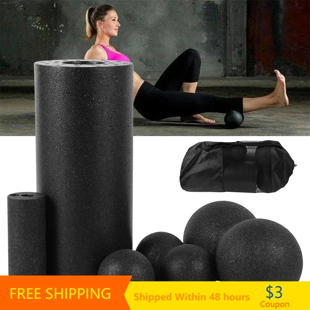 Yoga Massage Roller & Pilates Foam-2