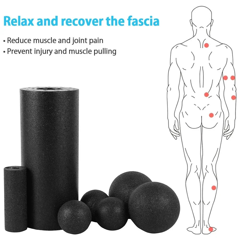 Yoga Massage Roller & Pilates Foam-3