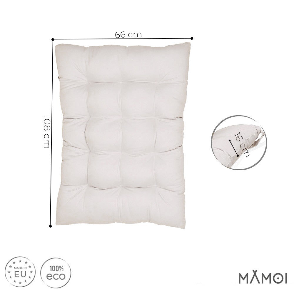 MAMOI® Arrampicata per bambini in legno naturale, Dondolo triangolo, Altalena da casa interno, Parete arco montessori a partire da 1 anno 2/3 anni-4