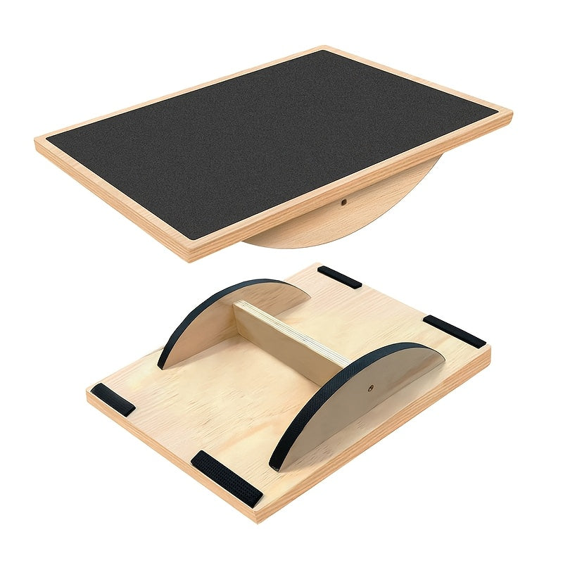 Wooden Balance Fitness Board for Adults-0