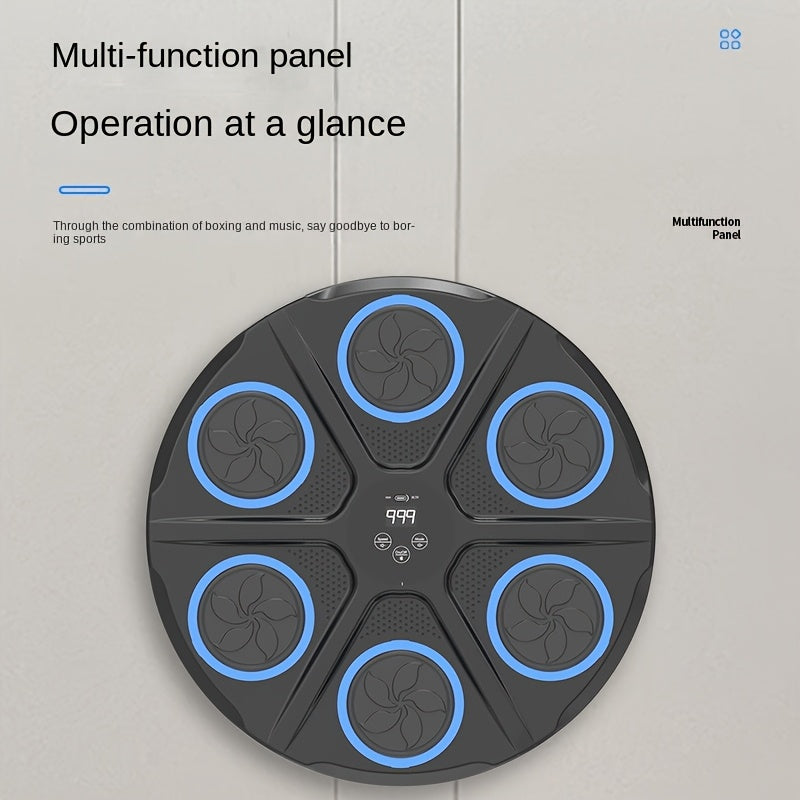 Smart Music Boxing Wall Trainer with Gloves-3