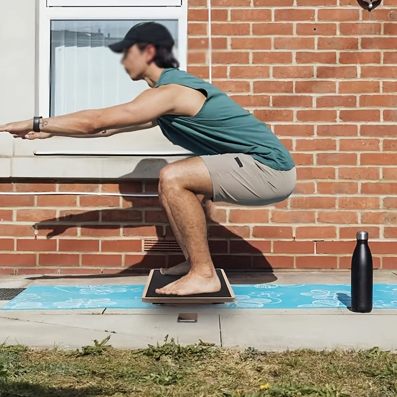 Wooden Balance Fitness Board for Adults-2